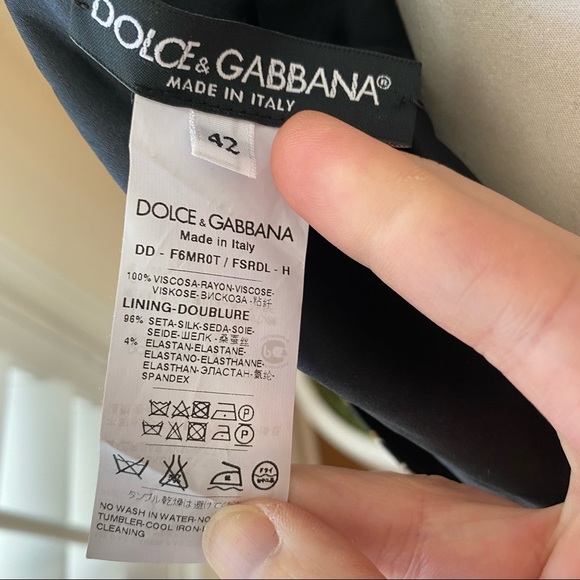 Dolce & Gabbana black key dress size it 42 / US6 - Picture 8 of 11